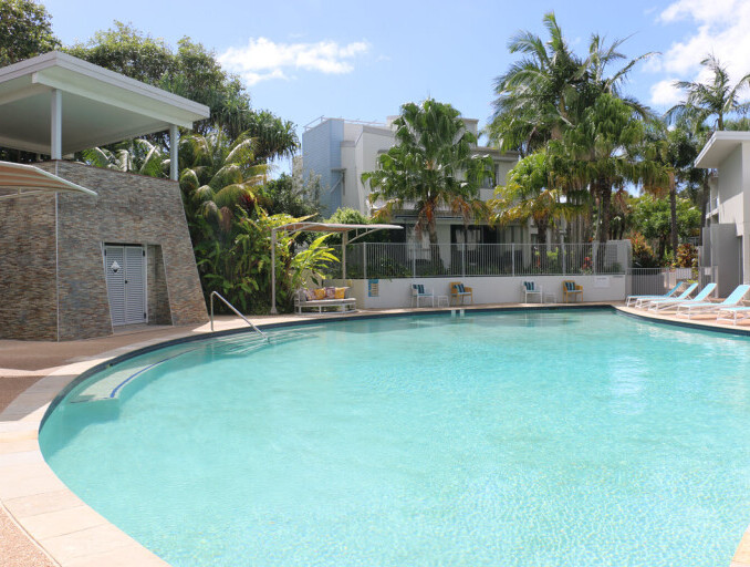 Main resort pool heated
